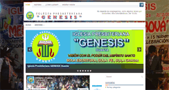 Desktop Screenshot of iglesiapresbiterianagenesis.com