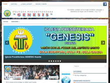 Tablet Screenshot of iglesiapresbiterianagenesis.com